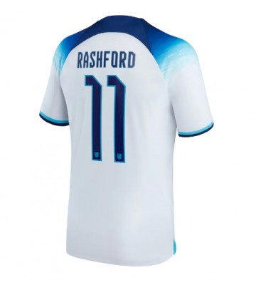 England Marcus Rashford #11 Replica Home Stadium Shirt World Cup 2022 Short Sleeve